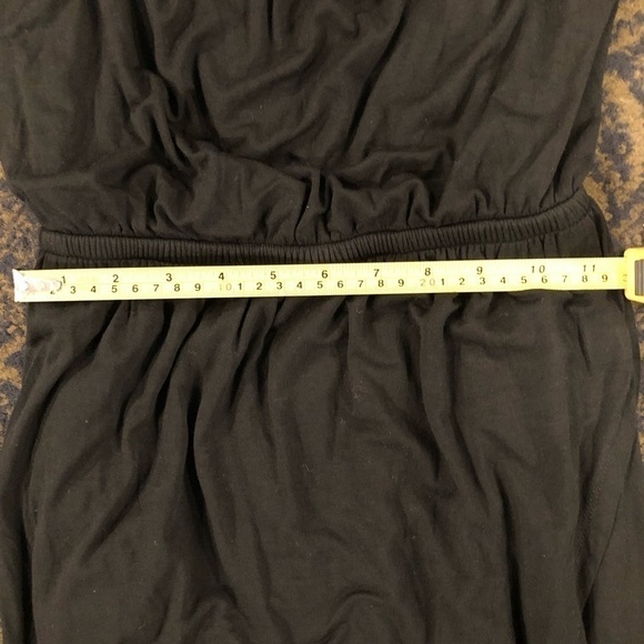 The limited size medium black halter dress elastic waistband and at the top - Picture 5 of 12